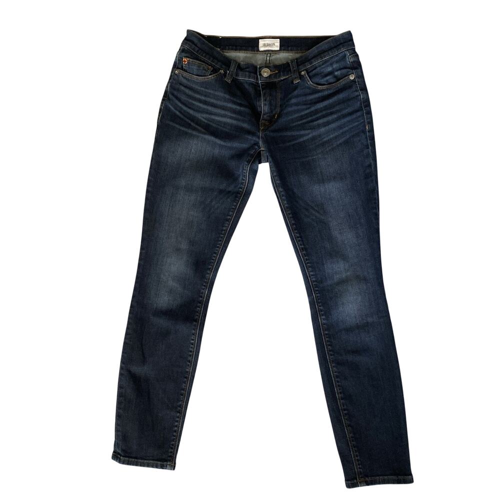 Hudson Jeans Krista Super Skinny Jeans Dark Wash Low-Mid Rise 25